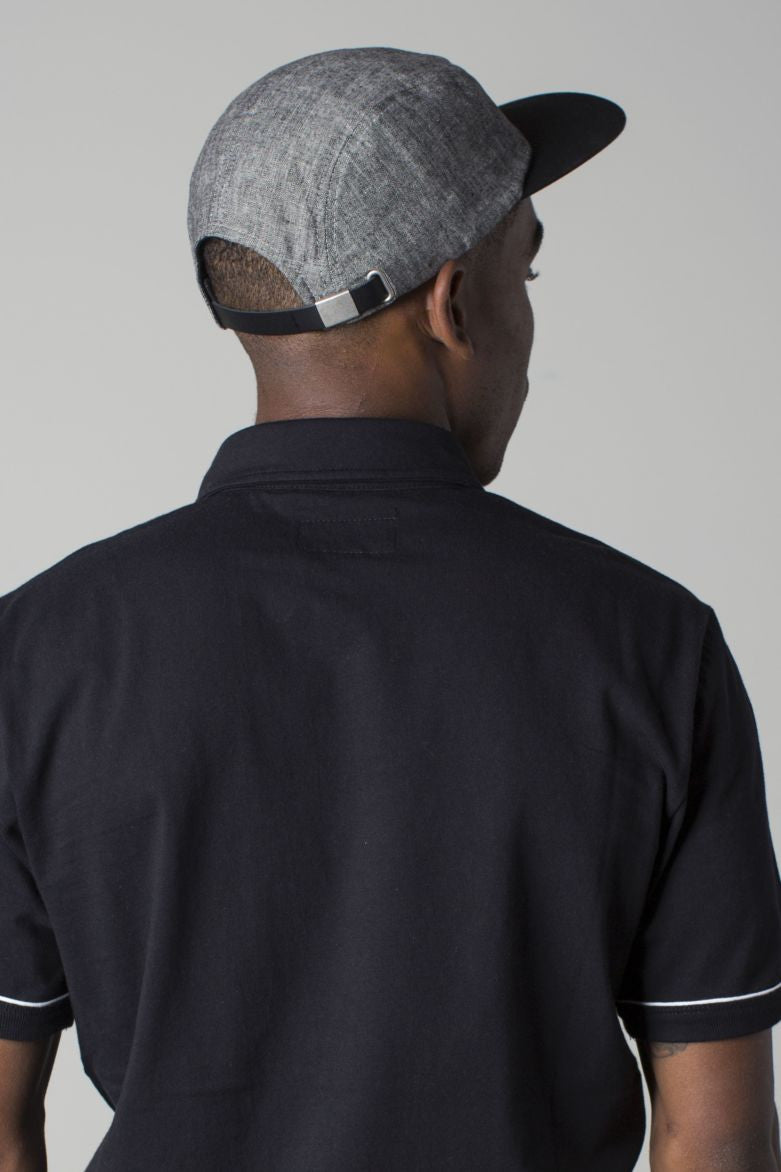Brixton - STITH 5 Panel Men's Cap, Black - The Giant Peach