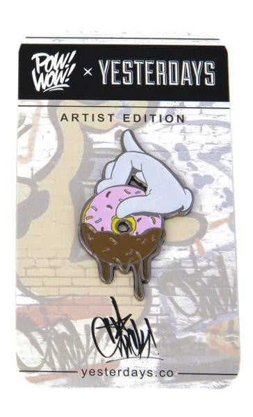 Yesterdays - Pow Wow Hawaii Artist Edition, Slick Dipped Pin - The Giant Peach