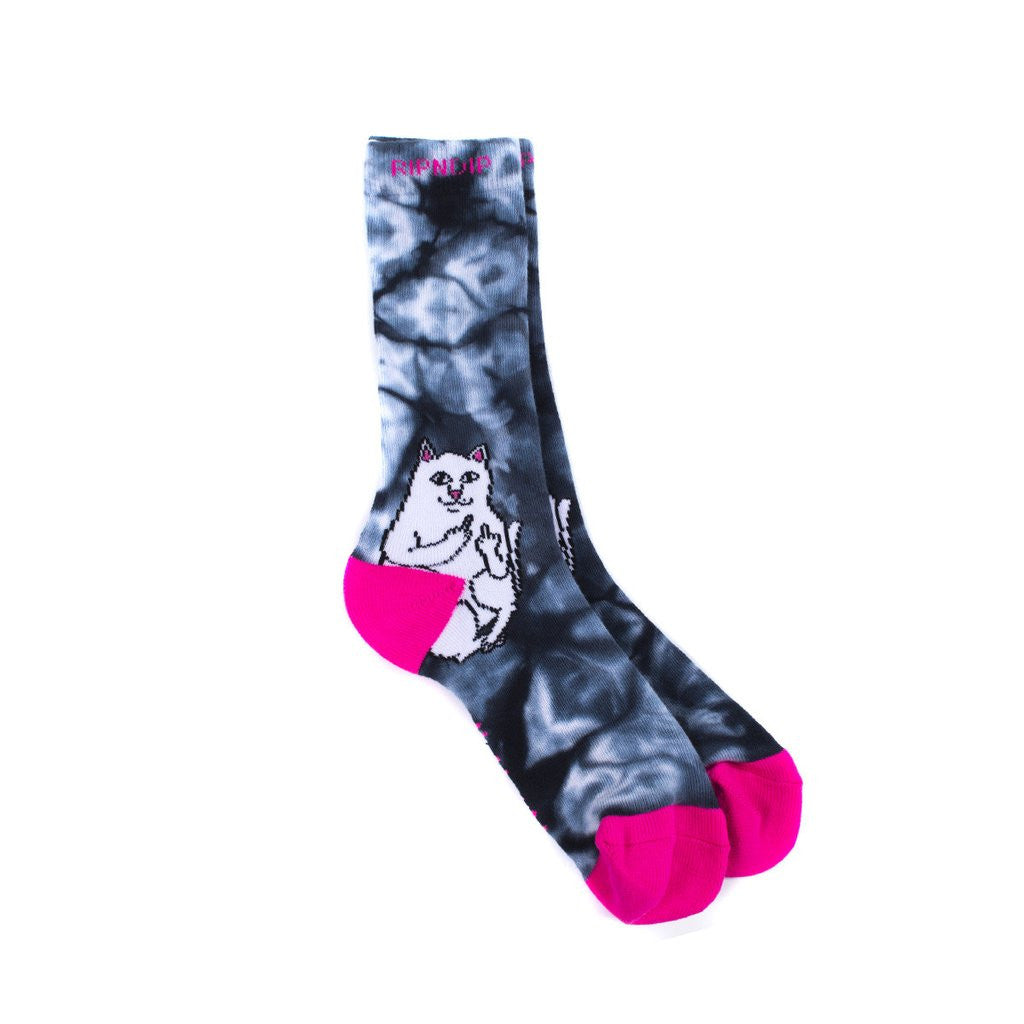 RIPNDIP - Lord Nermal Socks, Acid/Neon Pink - The Giant Peach