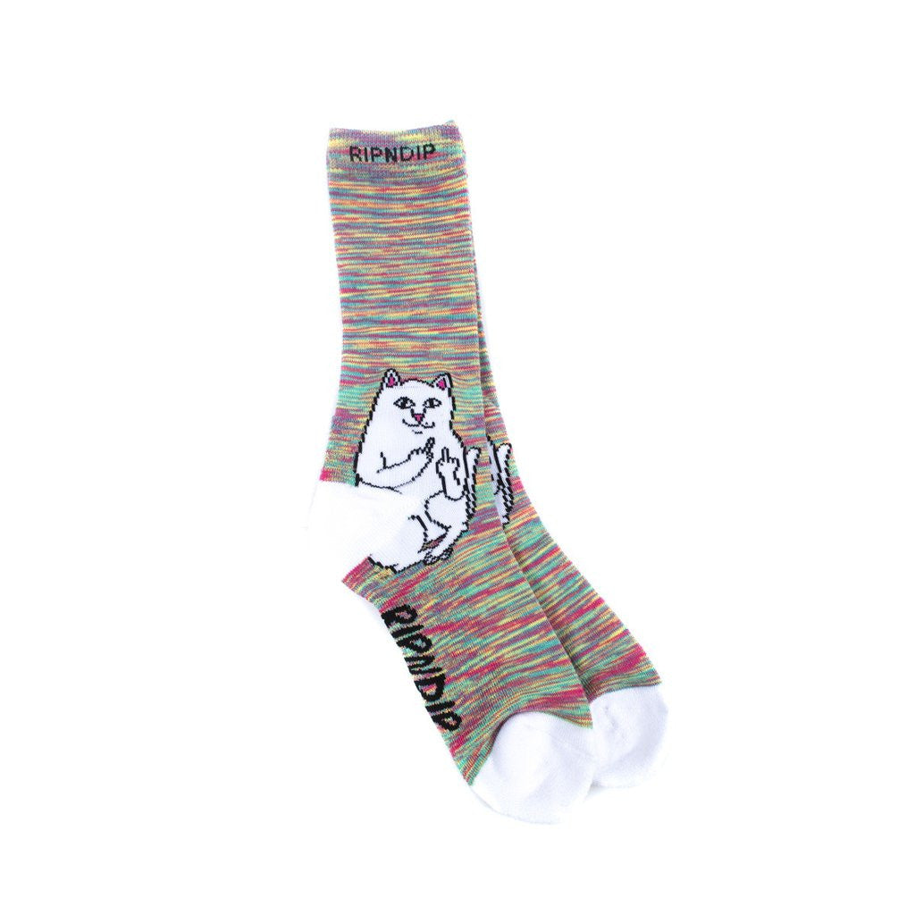 RIPNDIP - Lord Nermal Socks, Neon - The Giant Peach
