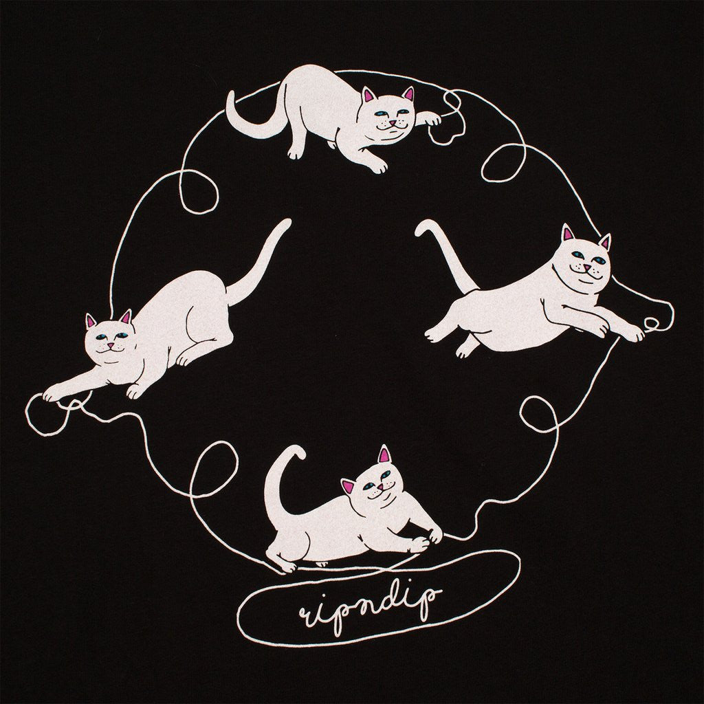 RIPNDIP - Nermal Strings Men's Tee, Vintage Black - The Giant Peach
