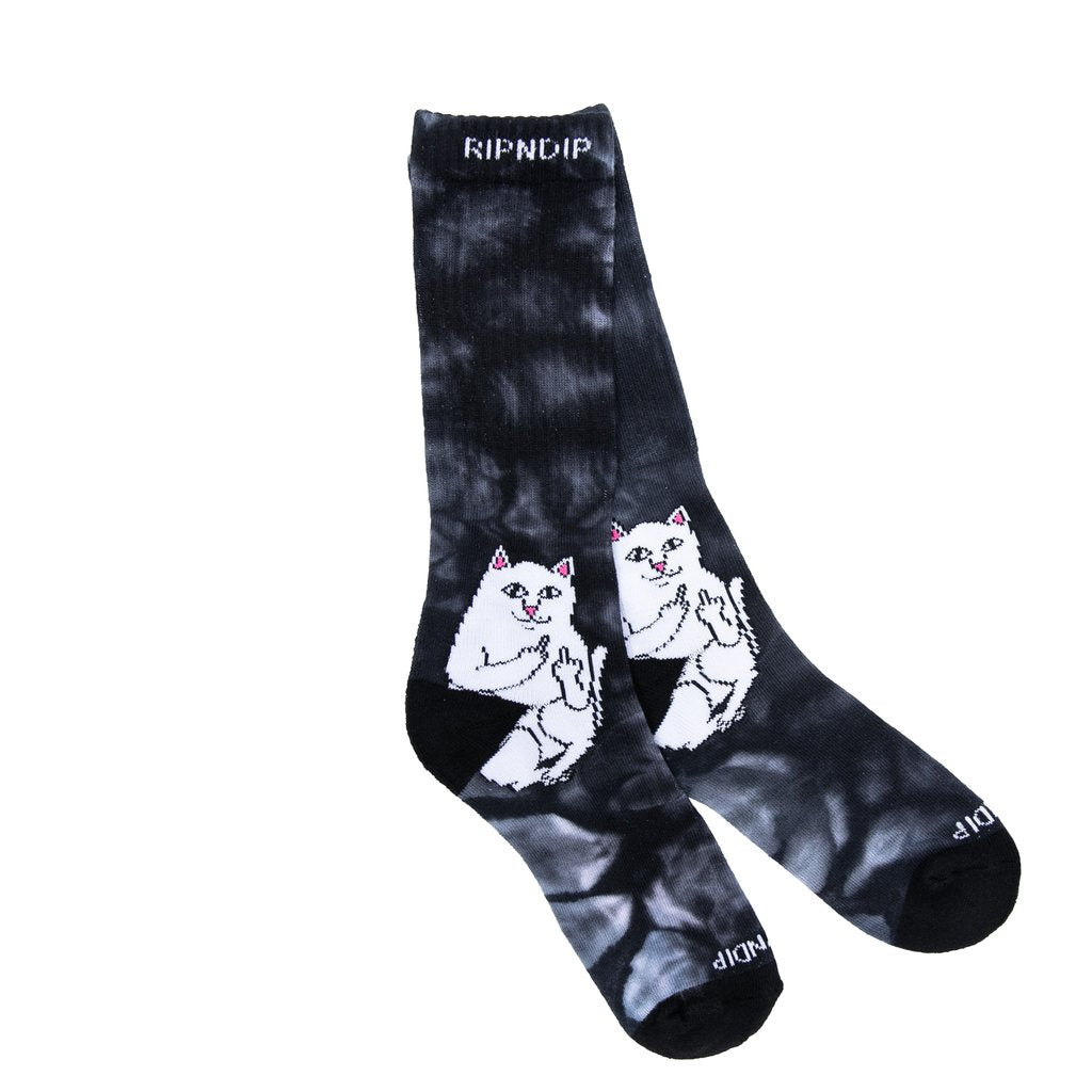 RIPNDIP - Lord Nermal Socks, Black Tie Dye