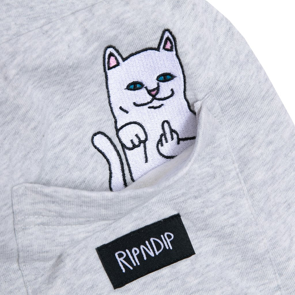 RIPNDIP - Peek A Nermal Men's Sweatpants, Heather Grey
