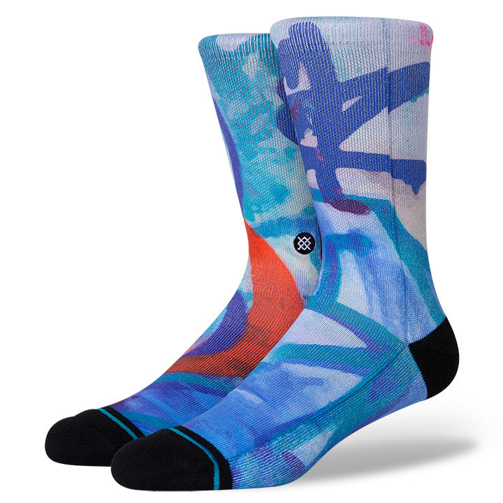 Stance x Stash Wall Men's Socks, Blue