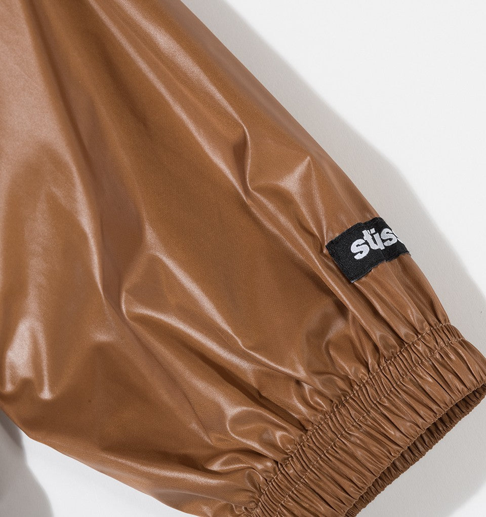 Stussy - Langley Women's Shiny Zip Jacket, Tan