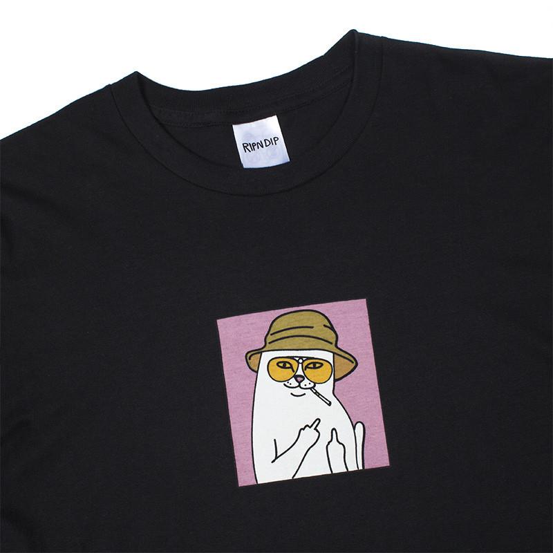 RIPNDIP - Nermal S. Thompson Men's Tee, Black - The Giant Peach