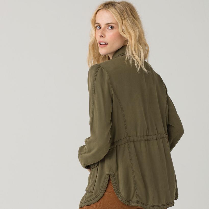 Thread & Supply - Ayla Women's Anorak Jacket, Olive - The Giant Peach