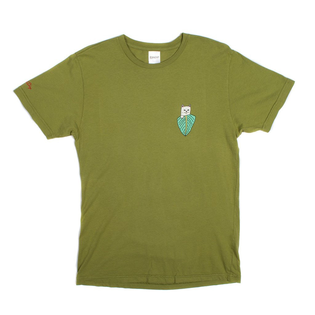 RIPNDIP - Nermal Frida Men's Tee, Military Green - The Giant Peach