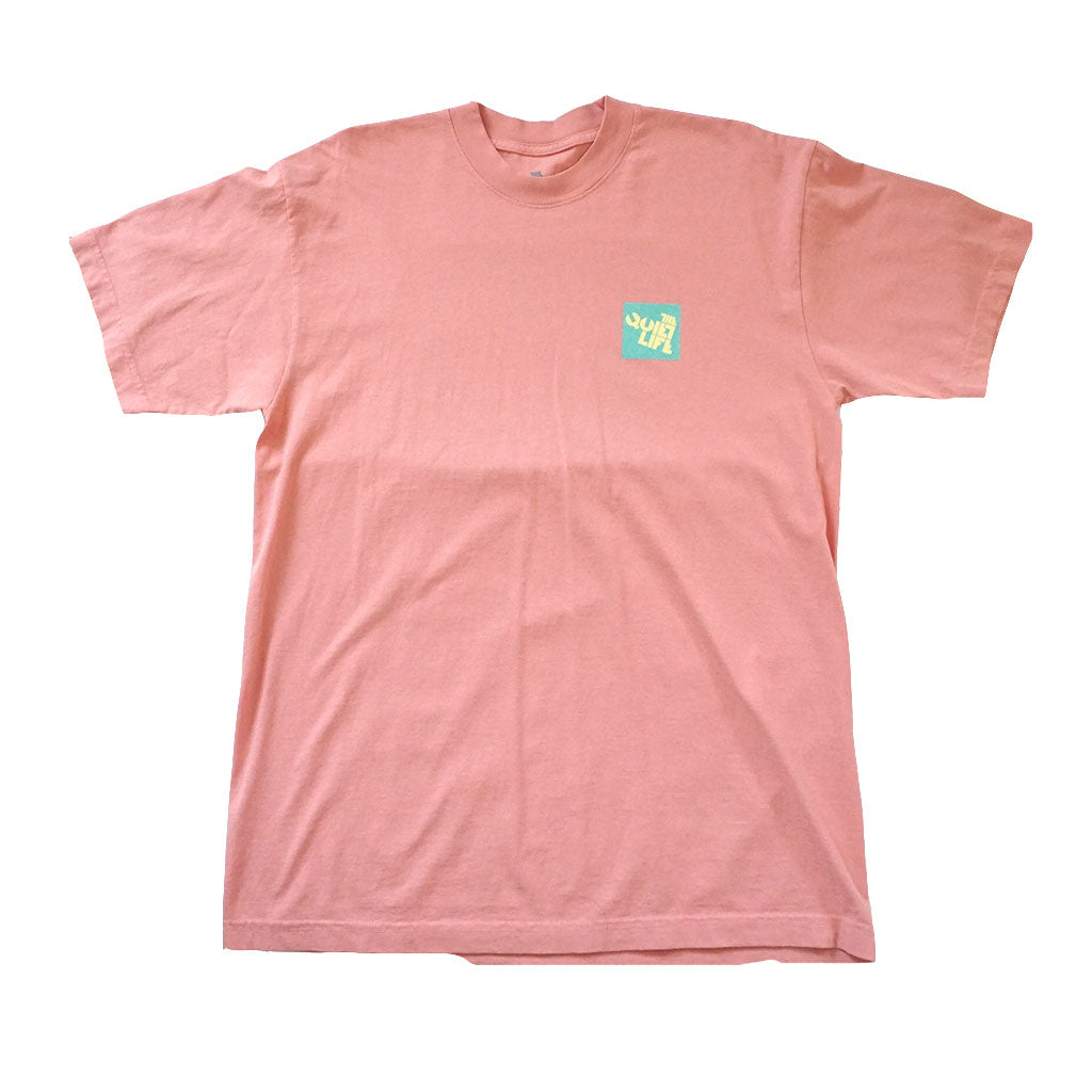 The Quiet Life - Block Logo Men's Shirt, Coral