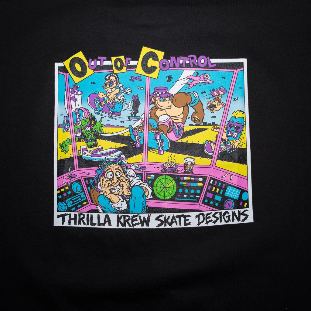 Thrilla Krew - Out Of Control Men's Tee, Black