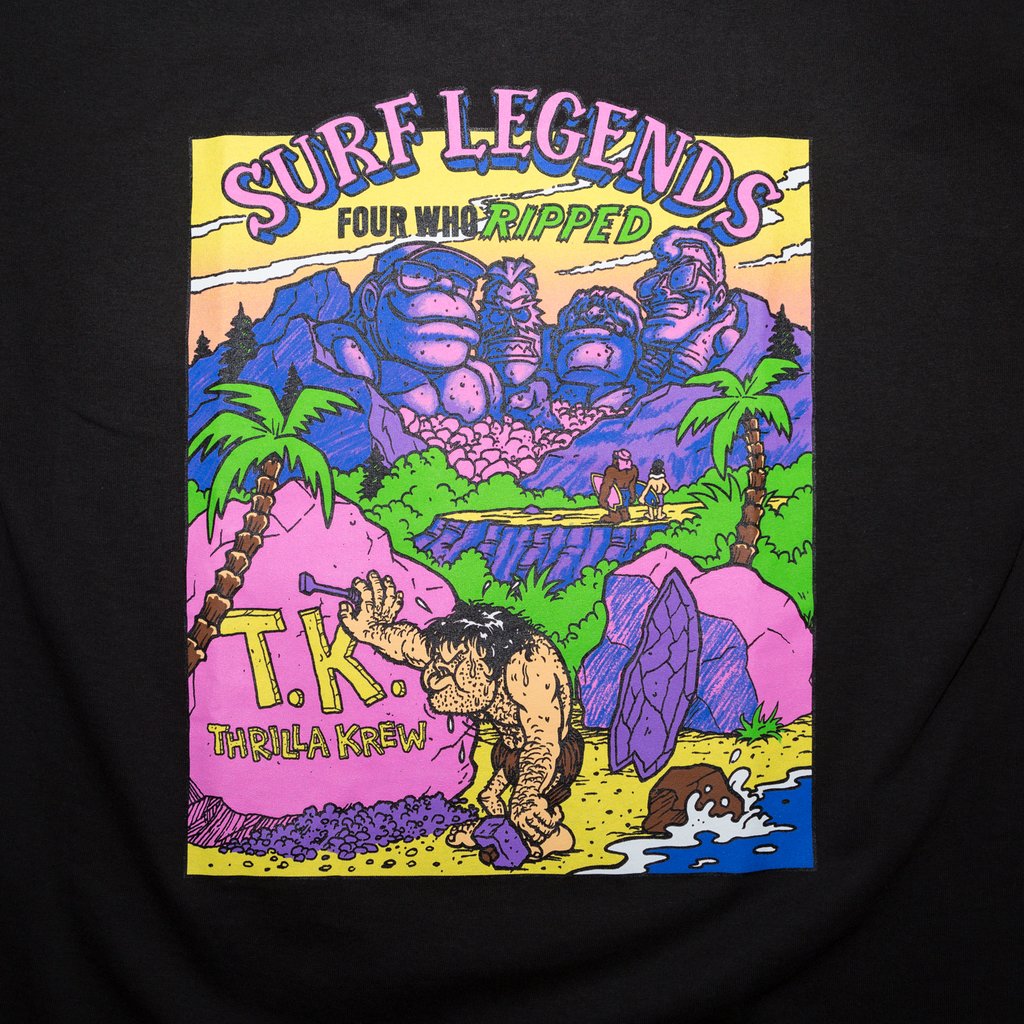 Thrilla Krew - Surf Legends Men's Tee, Black