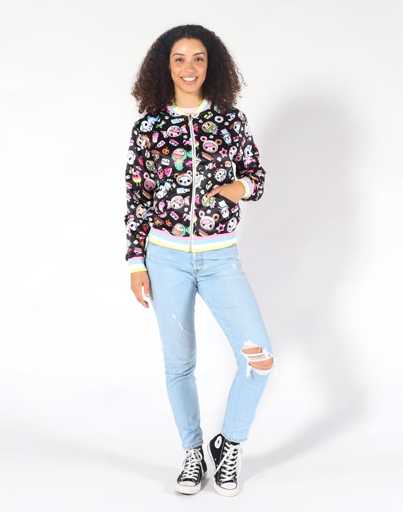 tokidoki Toki Sweetie Women's Reversible Jacket, Multi