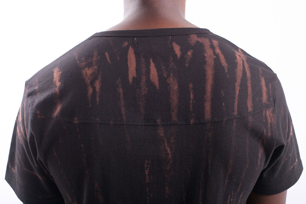 Akomplice VSOP - Trebor Men's Tee, Black/Brown - The Giant Peach