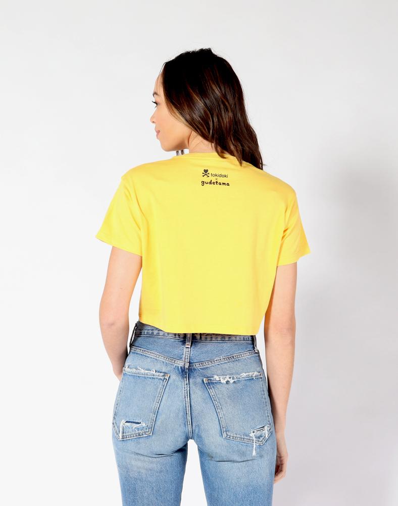 tokidoki x gudetama - Unicorno Gudetama Women's Crop Tee, Yellow