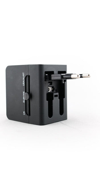 Akomplice - World Power Adapter, Black - The Giant Peach