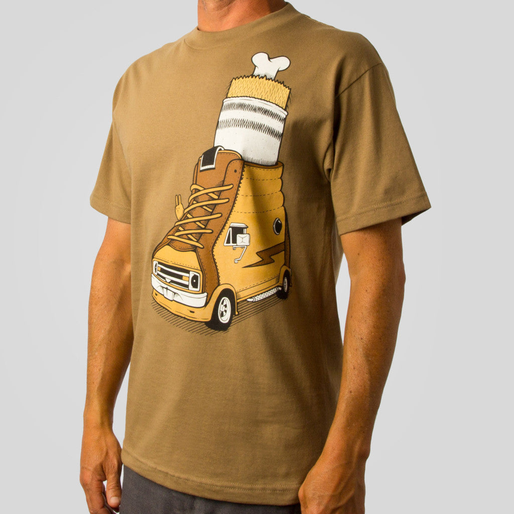 SuperFishal (Jeremy Fish) - Van Boot Men's Shirt, Safari Green - The Giant Peach