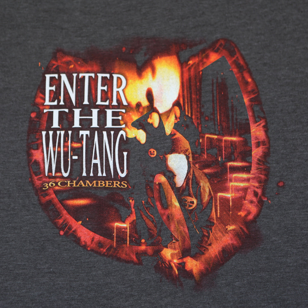 Wu-Tang Clan - 36 Chambers Men's Shirt, Heather Charcoal
