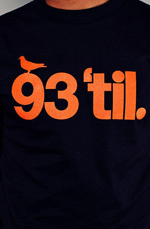 Adapt x Souls of Mischief - 93 'til Infinity Men's Shirt, Black/Orange - The Giant Peach