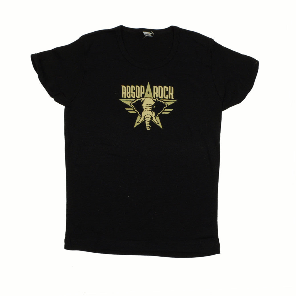 Aesop Rock - Elephant Girls Shirt, Black - The Giant Peach