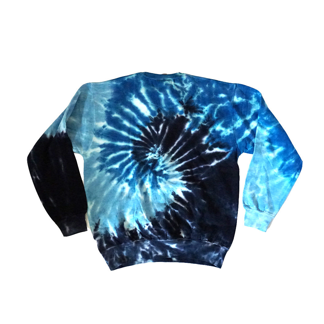 Akomplice - Balance Men's Crewneck, Blue Tie Dye