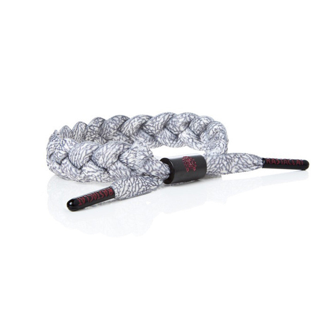 Rastaclat - Shoelace Bracelet, Asphalt - The Giant Peach