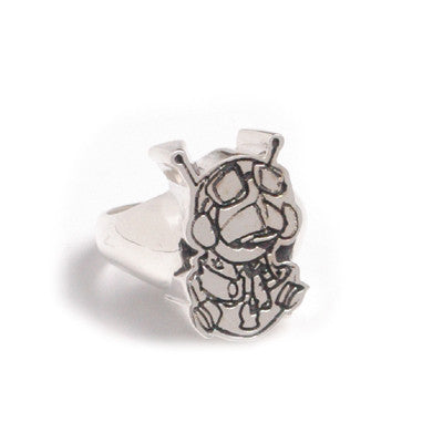 Han Cholo for Dez Einswell - Aviator Ring, Silver - The Giant Peach