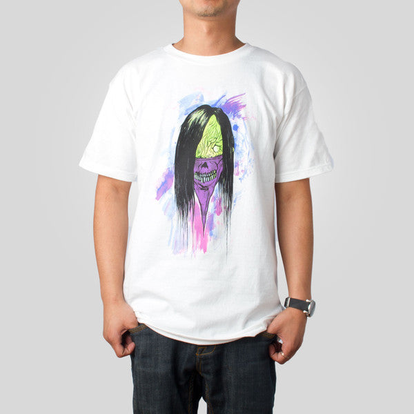 Upper Playground - Alex Pardee Bandit Men's Shirt, White - The Giant Peach