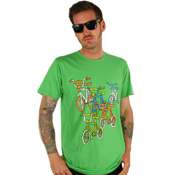 Oaklandish - BMX Men's Shirt, Green - The Giant Peach