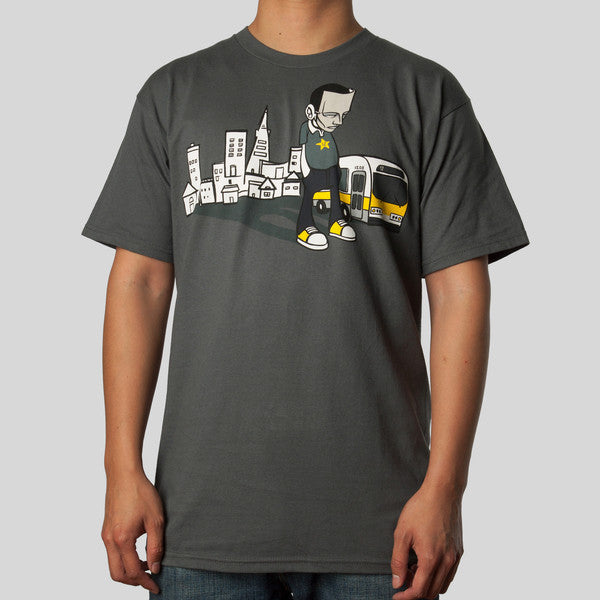 Twelve Grain - Billy Bronze Men's Shirt, Charcoal - The Giant Peach