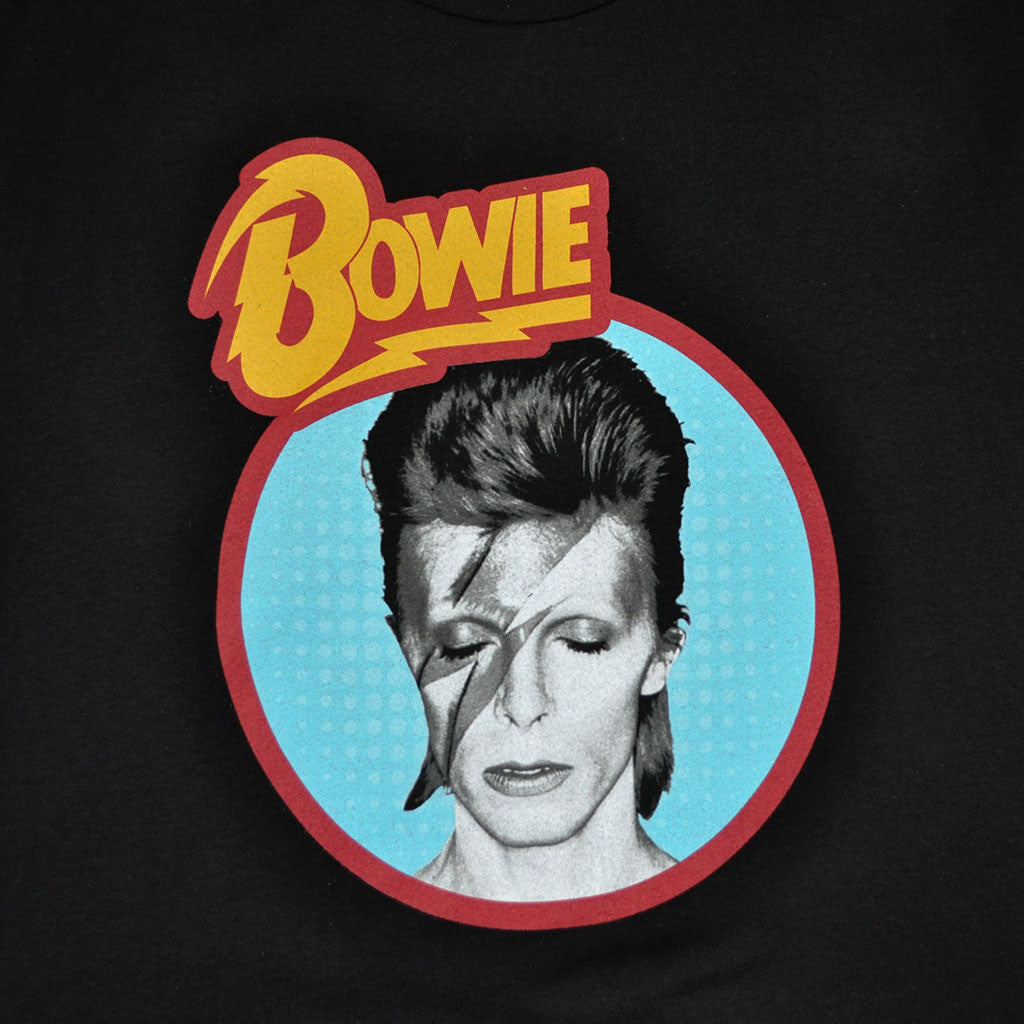 David Bowie - Aladdin Blue Men's Shirt, Black - The Giant Peach