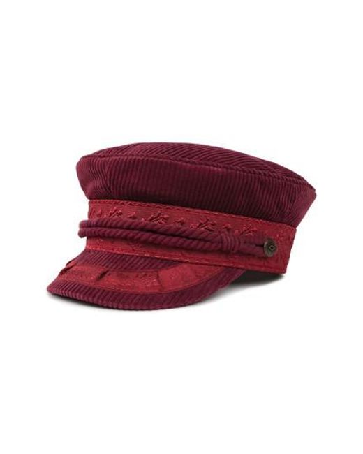 Brixton Albany Cap Burgundy