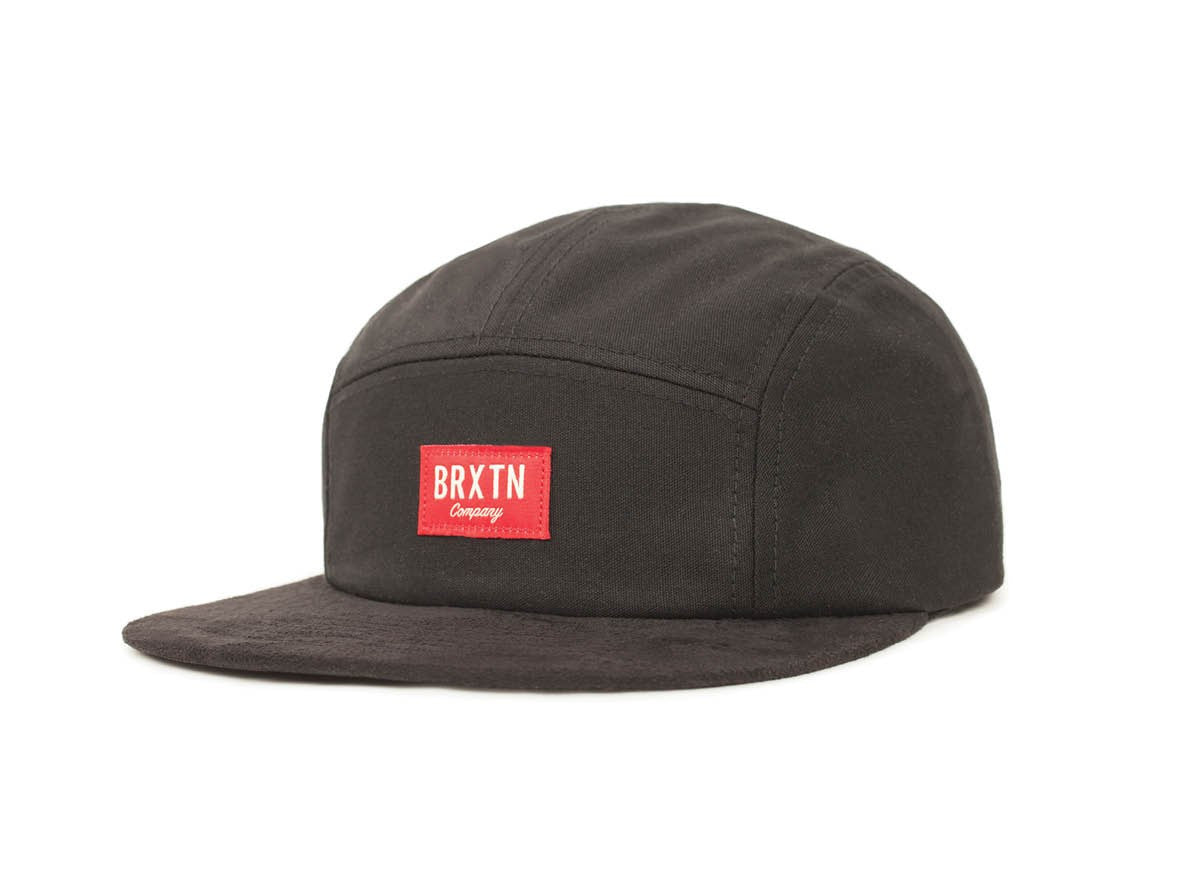 Brixton - Hoover 5 Panel Men's Cap, Black - The Giant Peach