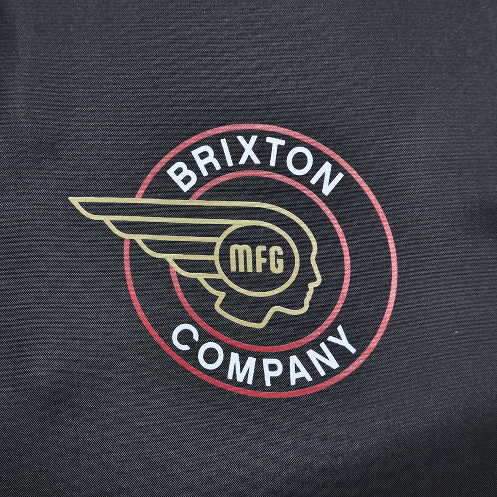 Brixton - Mercury Men's Windbreaker Jacket, Black - The Giant Peach