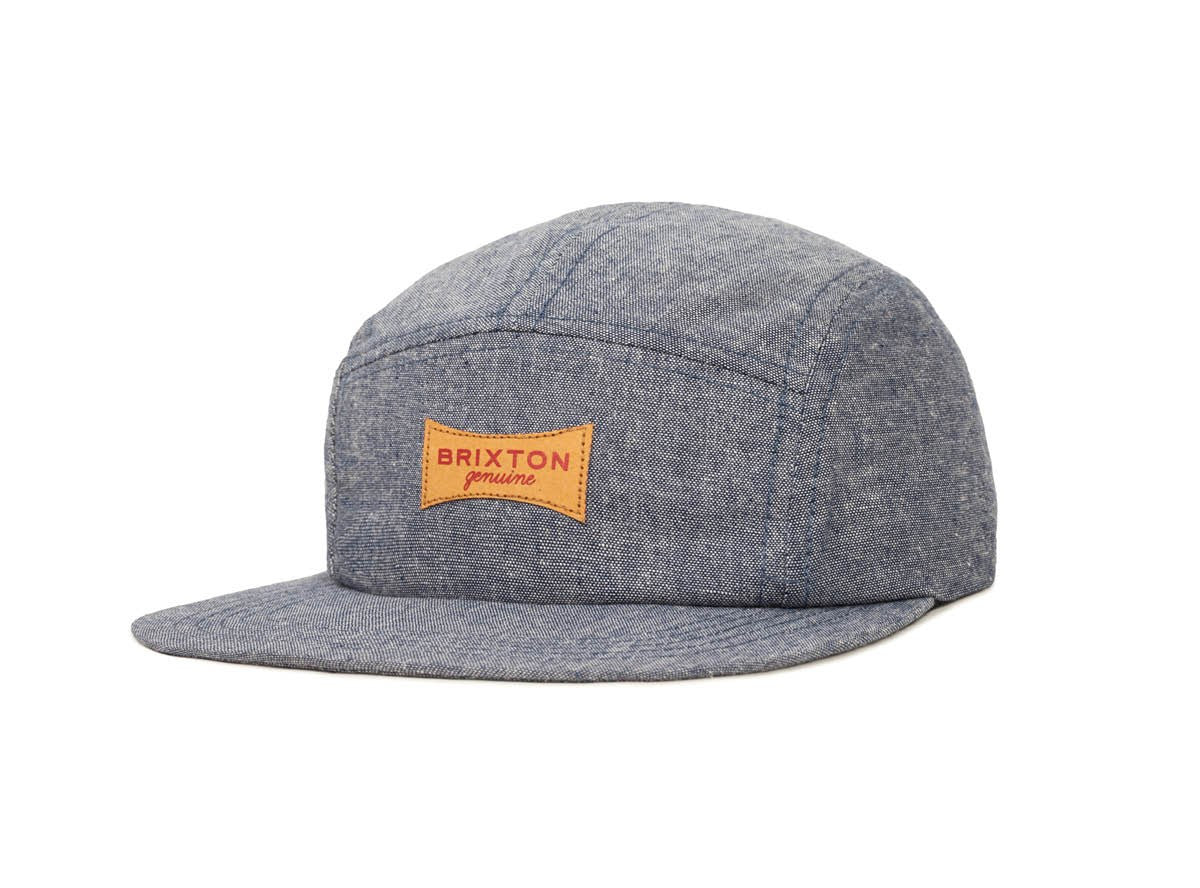 Brixton - Ramsey 5 Panel Men's Cap, Denim - The Giant Peach