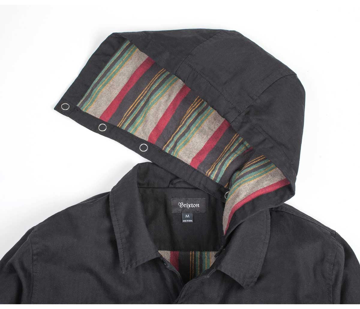 Brixton - Seeker II Men's Jacket, Washed Black - The Giant Peach