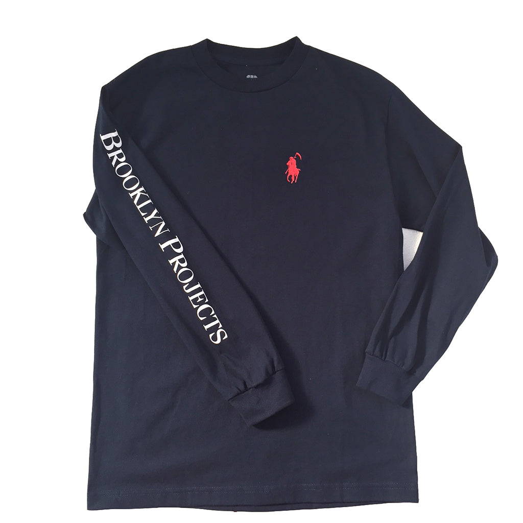Brooklyn Projects - Reaper OG Men's L/S Tee, Navy Blue