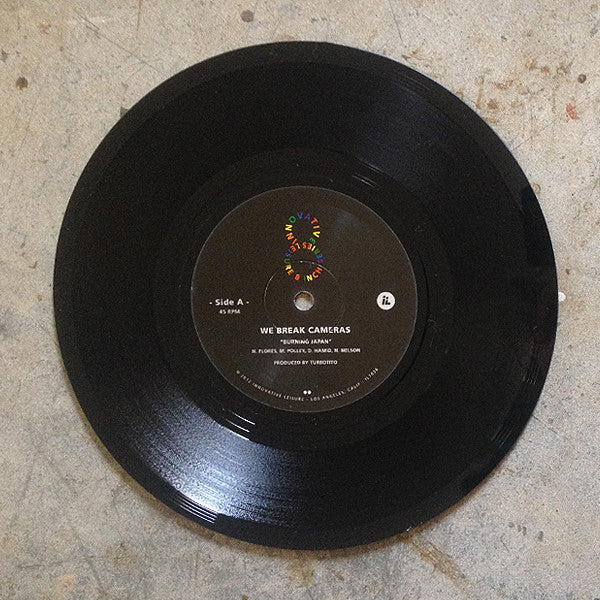 We Break Cameras - Burning Japan / Curves, 8" Vinyl - The Giant Peach