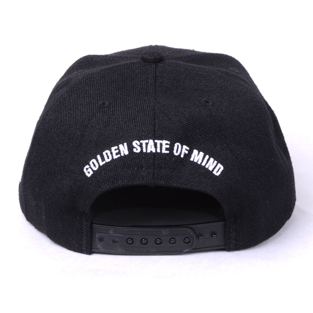 TRUE - Relax 6 Panel Snapback Hat, Black - The Giant Peach