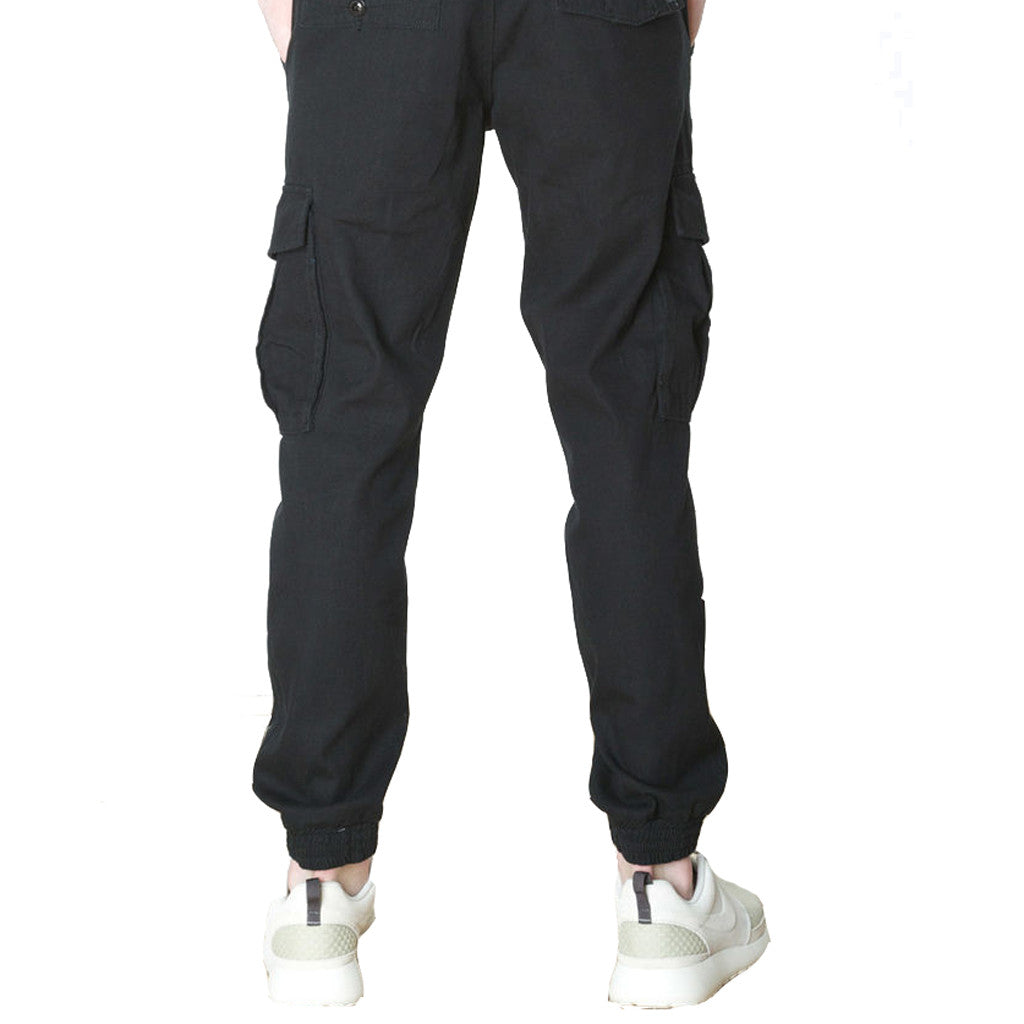 Staple - Canvas Cuff Pants, Black - The Giant Peach