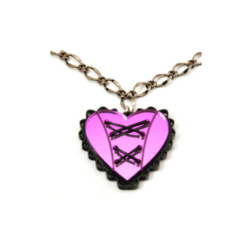 Hello Drama - Captive Necklace, Silver - The Giant Peach