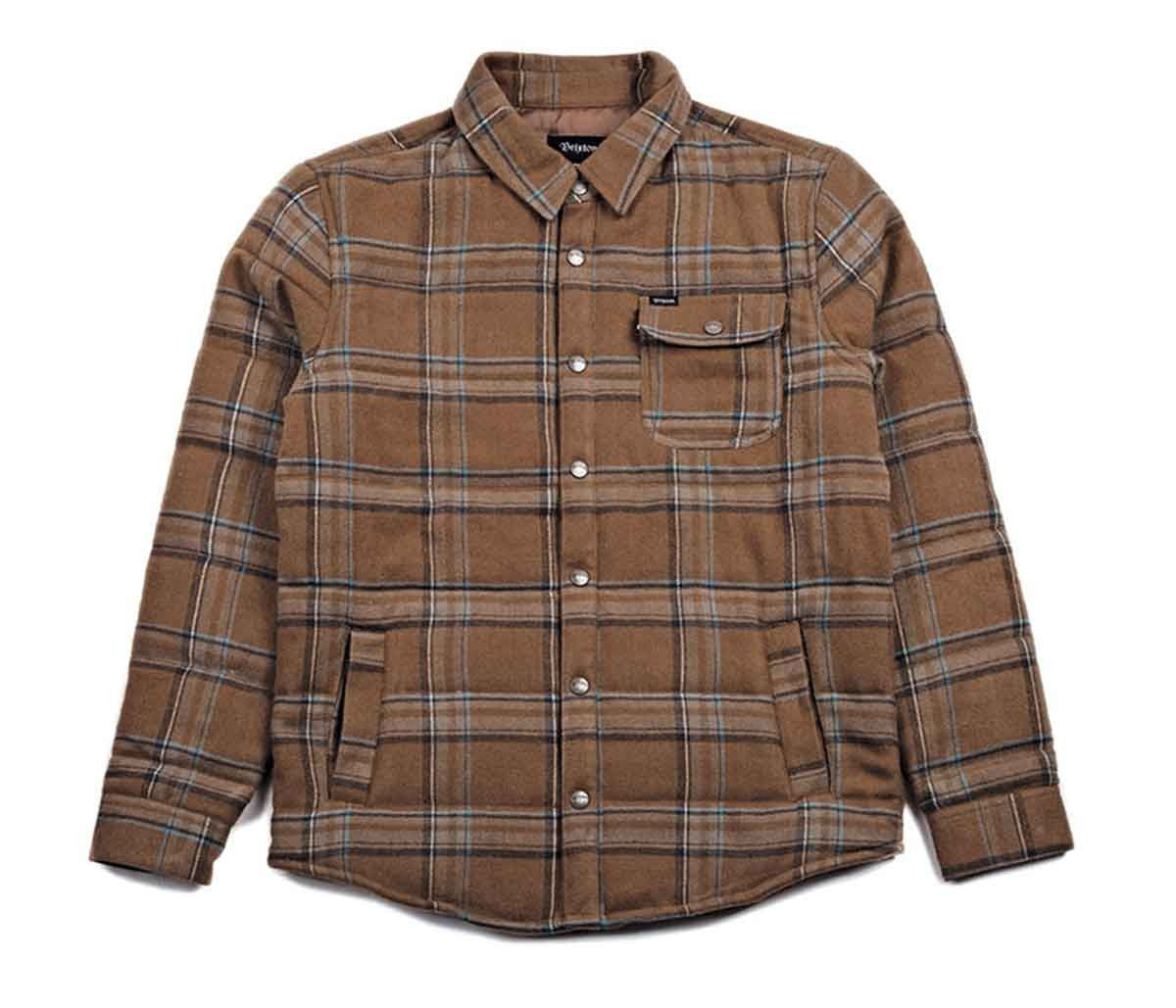 Brixton -Cass Men's Jacket, Brown/Blue - The Giant Peach
