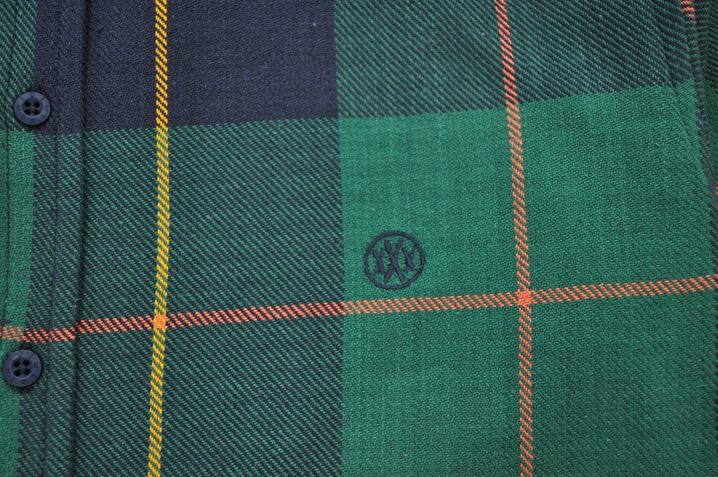 10Deep - CB's Hooded Men's Flannel, Evergreen - The Giant Peach