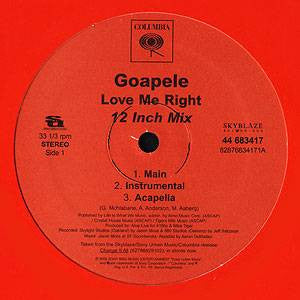 Goapele - Love Me Right, 12" Vinyl - The Giant Peach