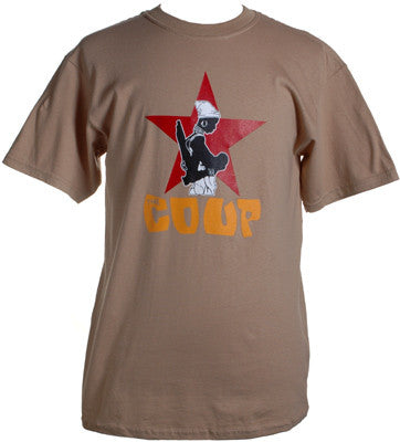 The Coup - Official Shirt, Khaki - The Giant Peach