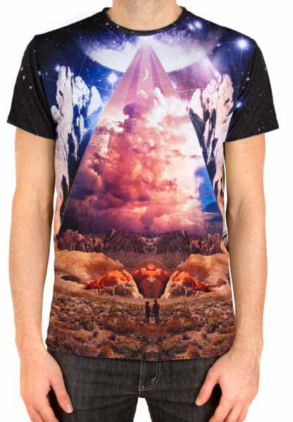 Imaginary Foundation - Couple'Topia Sublimation Men's Tee - The Giant Peach