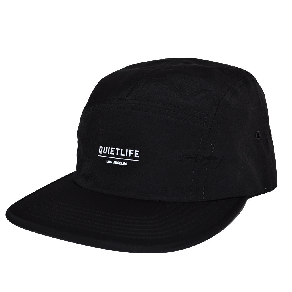 The Quiet Life - Crush Men's 5 Panel Camper Hat, Black - The Giant Peach