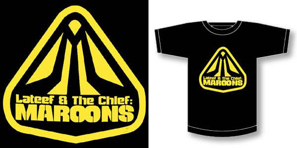 Maroons Logo Men's Shirt , Black - The Giant Peach