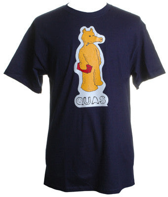 Quasimoto - Cartoon Shirt, Navy Blue - The Giant Peach