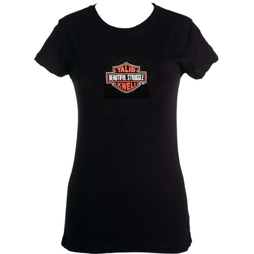 Spitkicker - Talib Kweli Beautiful Struggle Women's Shirt, Black - The Giant Peach