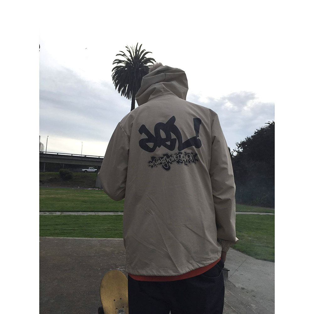 Del The Funky Homosapien - Logo Men's Windbreaker, Khaki